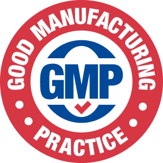 SugarControl GMP-certified manufacturing badge