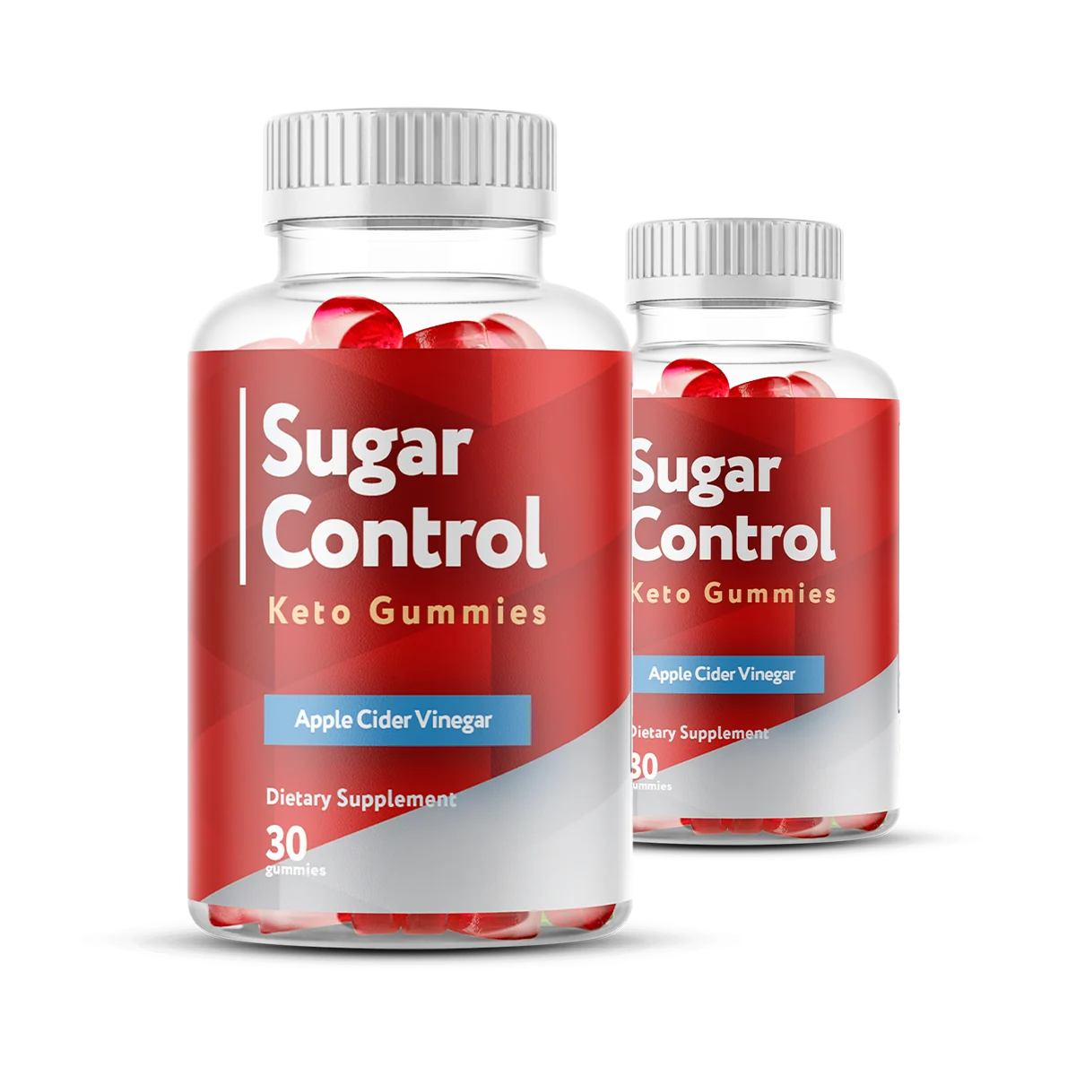 SugarControl 2-bottle apple cider vinegar gummy package